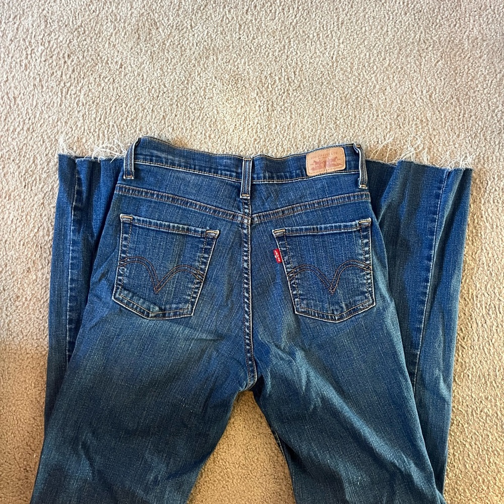 Levi's Dark Blue Denim Jeans